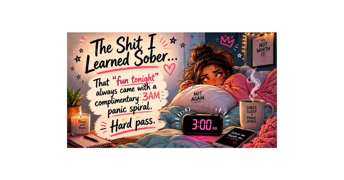 That “fun tonight always came with a 3am panic spiral.... Hardpass