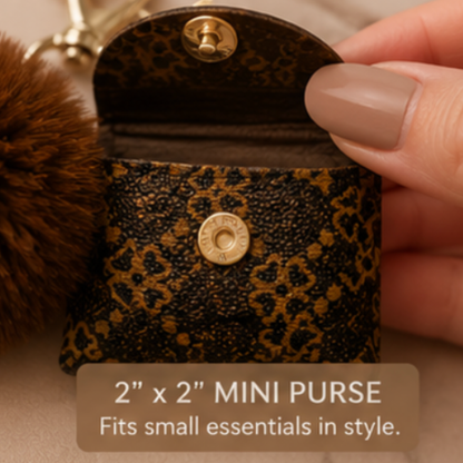 Mentally at TJ Maxx Mini Purse Charm Keychain - SoberAFShop