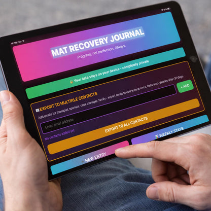 Digital Sober and MAT Journal - Combined Recovery Tracker