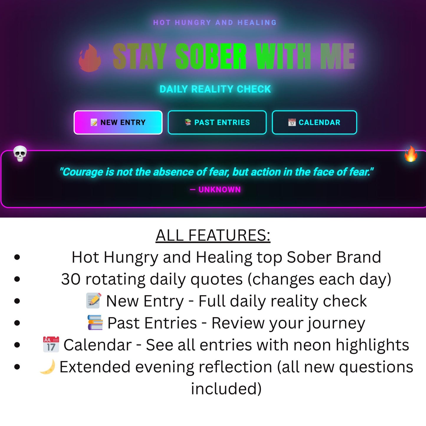 Stay Sober With Me Planner - Digital Journal
