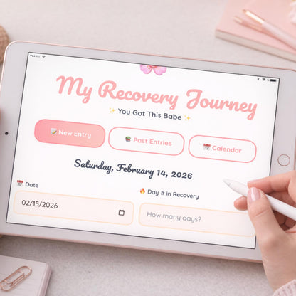 My Recovery Journey Digital Journal