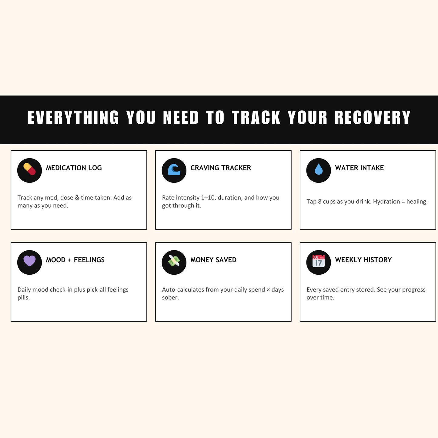 Sober Era Daily Sobriety Tracker | Recovery Dashboard